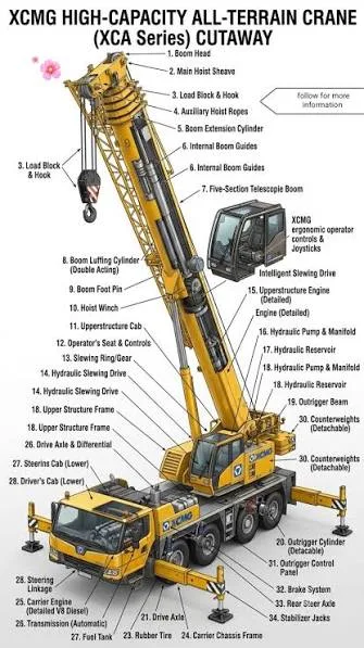 XCMG all-treeain crane